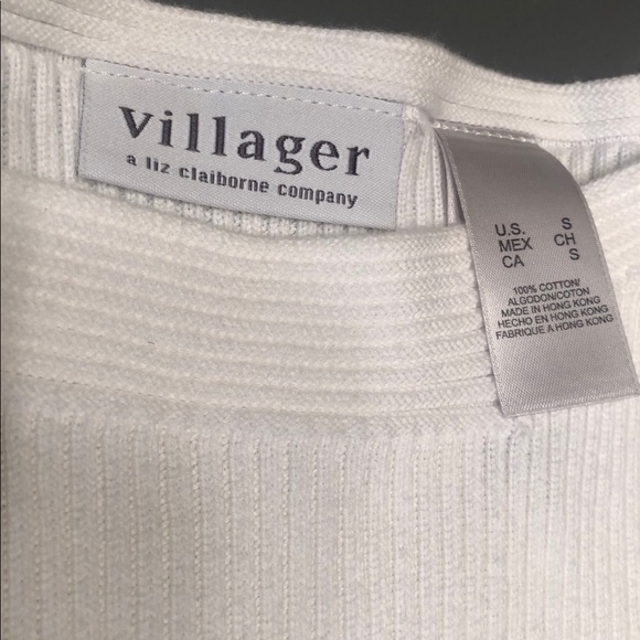 Villager by Liz Clairborne sweater tank - Picture 3 of 4